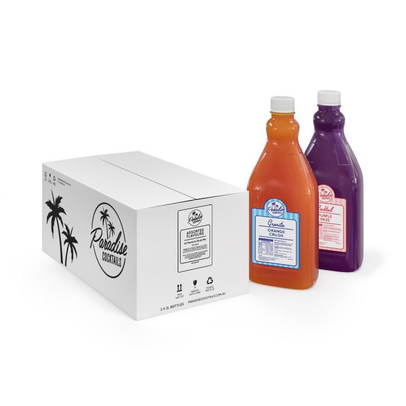 Slushy Mix Syrup. Any 2 Flavours.